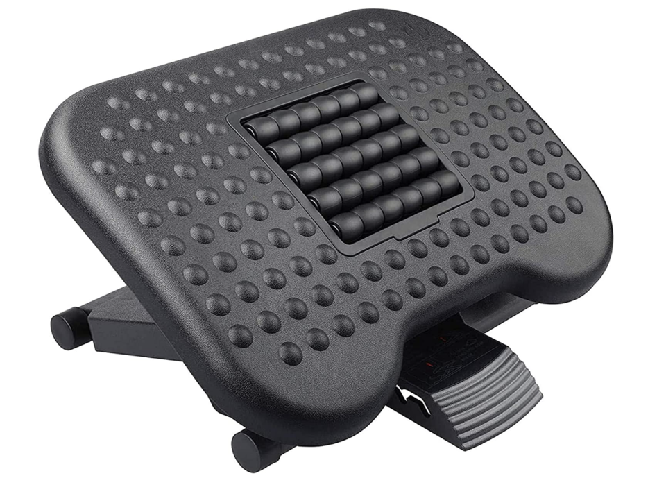 Adjustable Under-Desk Foot Rest (Photo via Amazon)