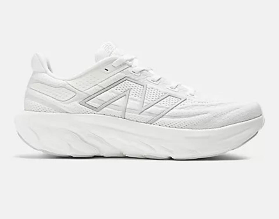 <p>New Balance</p><p><strong>Why We Love It: </strong>According to New Balance, if they only made one running shoe, it would be the Fresh Foam X 1080. Meanwhile, if we could only buy one shoe for the spring, it would be this model. The shoe is perfect for workouts and casual use.</p><p><strong>How To Buy It: </strong>Online shoppers can buy the Fresh Foam X 1080v13 for $165 on the <a href="https://clicks.trx-hub.com/xid/arena_0b263_mensjournal?event_type=click&q=https%3A%2F%2Fgo.skimresources.com%2F%3Fid%3D106246X1726268%26url%3Dhttps%3A%2F%2Fwww.newbalance.com%2Fpd%2Ffresh-foam-x-1080v13%2FM1080V13-41140.html%3Fdwvar_M1080V13-41140_style%3DM1080W13&p=https%3A%2F%2Fwww.mensjournal.com%2Fsneakers%2Fnew-balance-has-white-sneakers-perfect-for-spring%3Fpartner%3Dyahoo&ContentId=ci02d7f3a73000255a&author=Pat%20Benson&page_type=Article%20Page&partner=yahoo&section=New%20Balance&site_id=cs02b334a3f0002583&mc=www.mensjournal.com" rel="nofollow noopener" target="_blank" data-ylk="slk:New Balance website;elm:context_link;itc:0;sec:content-canvas" class="link ">New Balance website</a>.</p>