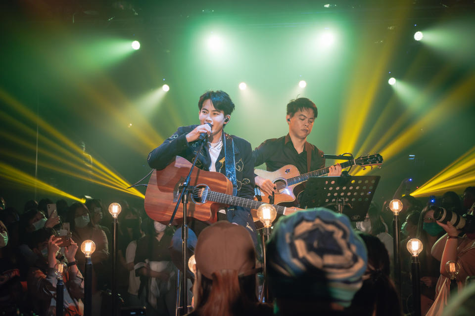張庭瑚加入2021「Voice Up Concert 讚聲演唱會」擔任第一場開唱歌手。（圖／寬宏）