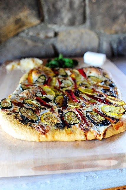 zucchini recipes vegetable pizza