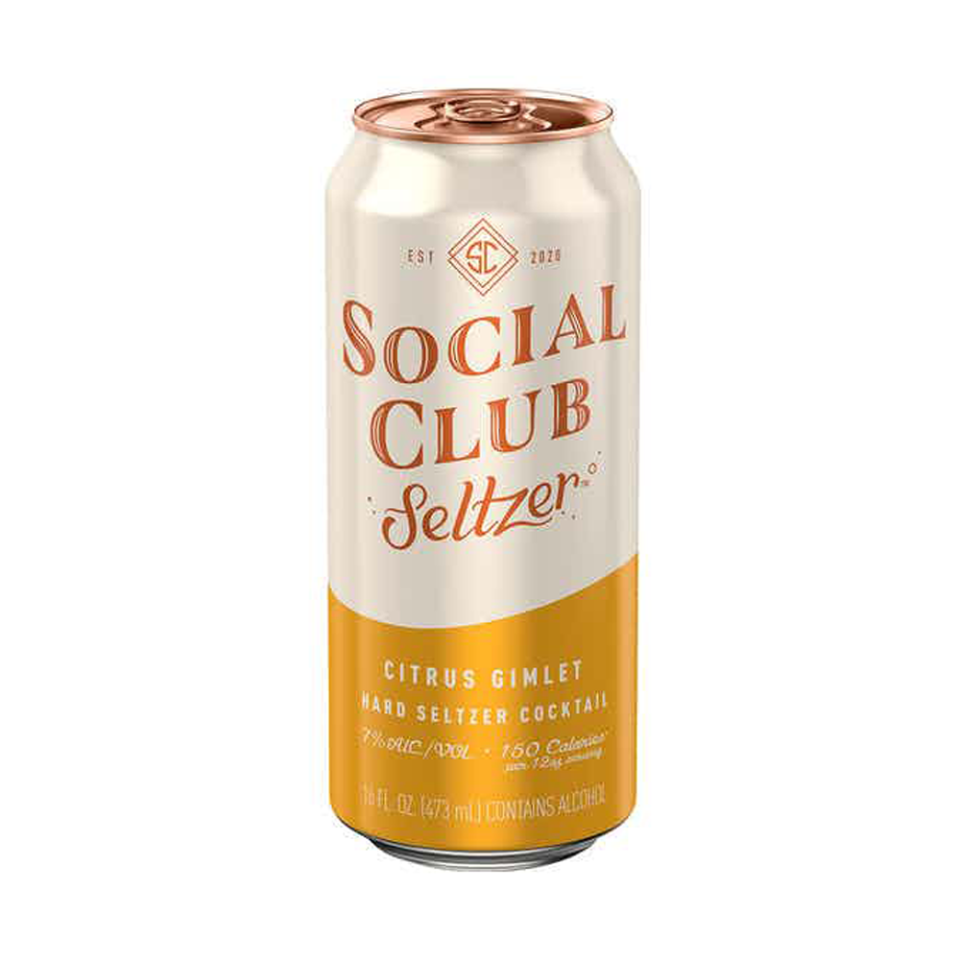 33) Social Club Seltzer Citrus Gimlet