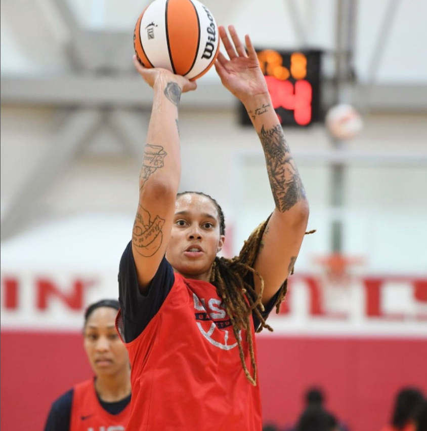 美國WNBA女籃運動員布蘭妮．格林納（Brittney Griner）。   圖：翻攝自布蘭妮．格林納IG（brittneyyevettegriner）