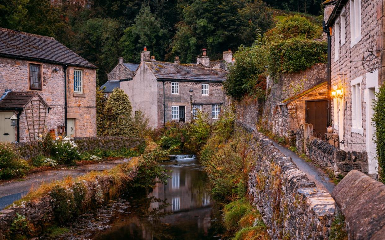 Castleton in the Peak District, Derbyshire