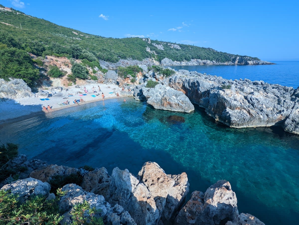 Aquarium Beach (Plazhi Akuariumit), near Sarande, Albania (Lucie Grace)