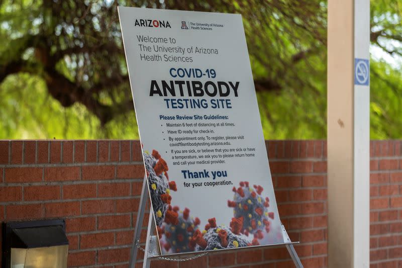 First responders receive antibody testing for the coronavirus disease (COVID-19) in Arizona