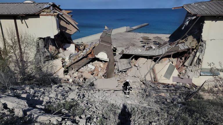 Misiles rusos destrozaron zonas residenciales de Odessa