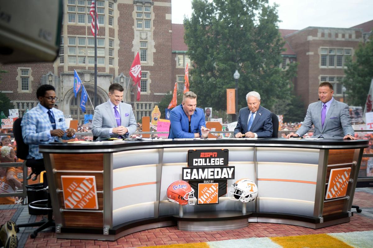 Personalities Pull Up for ESPN's College GameDay Built by The Home