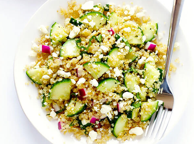 Cucumber Quinoa Salad