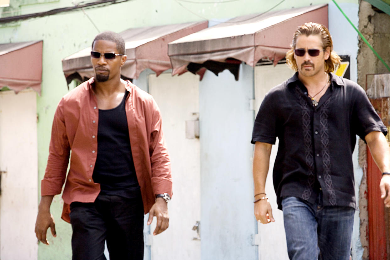 Jamie Foxx and Colin Farrell in Michael Mann's 2006 movie version of 'Miami Vice' (Photo: Universal / Courtesy: Everett Collection)