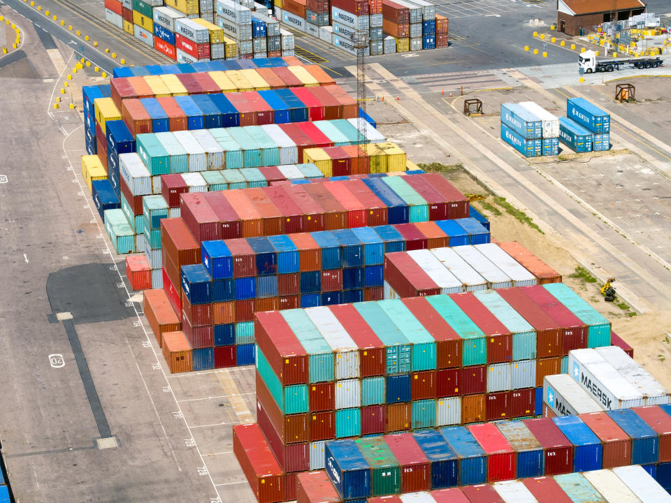 The Port of Felixstowe in Suffolk. Photo: Steve Parsons/PA Archive/PA Images