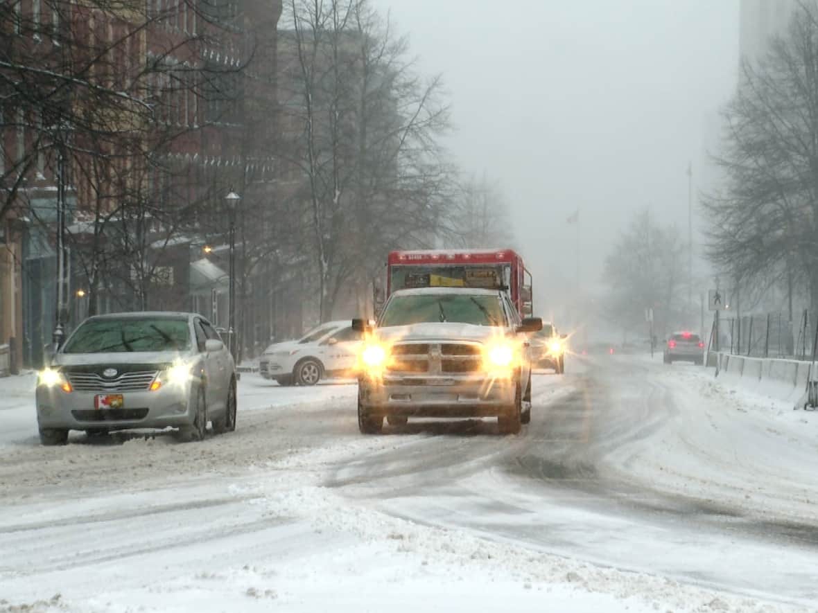 Residents in southwestern, central and northern New Brunswick should prepare for a messy commute home Wednesday. (Graham Thompson/CBC News - image credit)