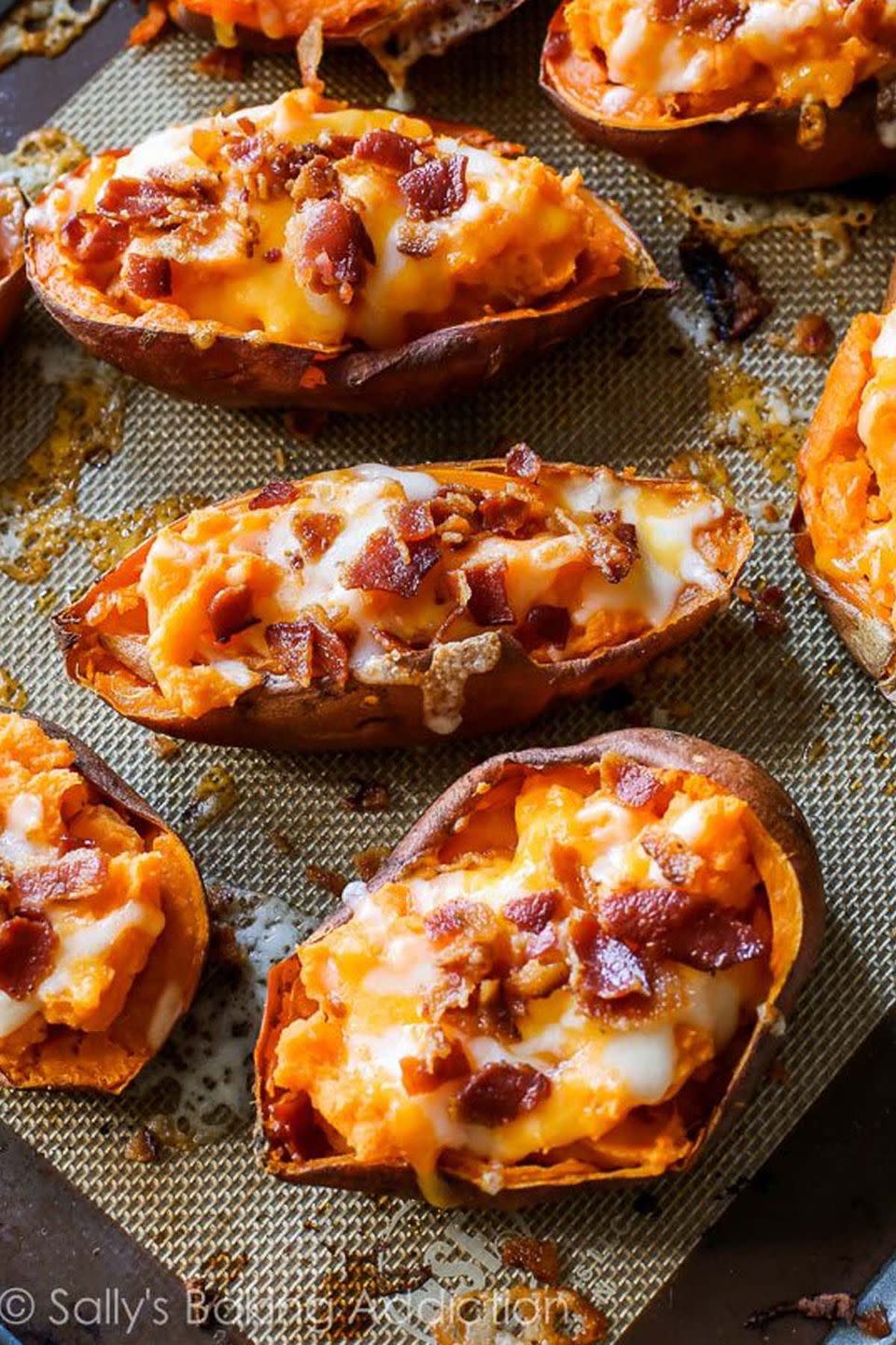 Loaded Sweet Potato Skins