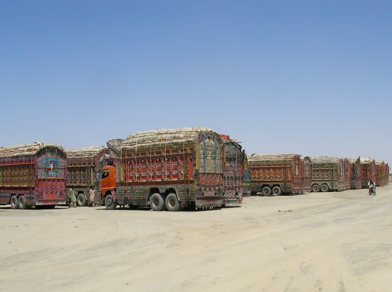 Friendship Gate crossing point at Pakistan-Afghanistan border town of Chaman