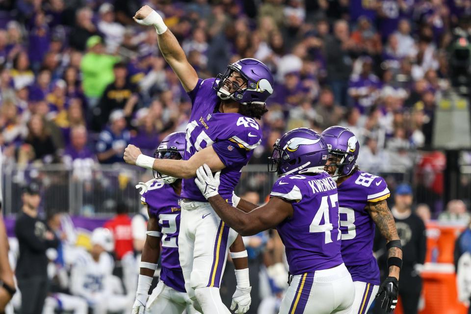 The Minnesota Vikings trailed 33-0 against the Indianapolis Colts at halftime Saturday before completing the largest comeback in NFL history.