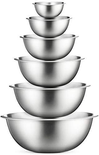 4) Stainless Steel Mixing Bowls