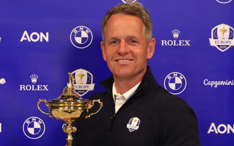 Luke Donald en rueda de prensa en Florida - Ryder Cup 2023: Fecha, sede, formato y horario