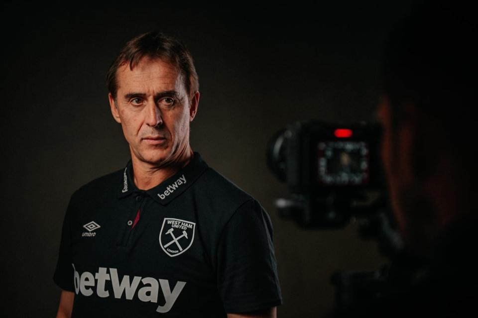Julen Lopetegui returns to the Premier League after a spell with Wolves (West Ham United)