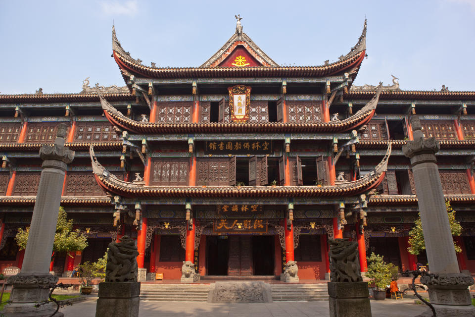 Wenshu Monastery is the best-preserved Buddhist temple in Chengdu. It now serves as the home of the Buddhist Association of both Sichuan Province and Chengdu City. (Photo: Gettyimages)