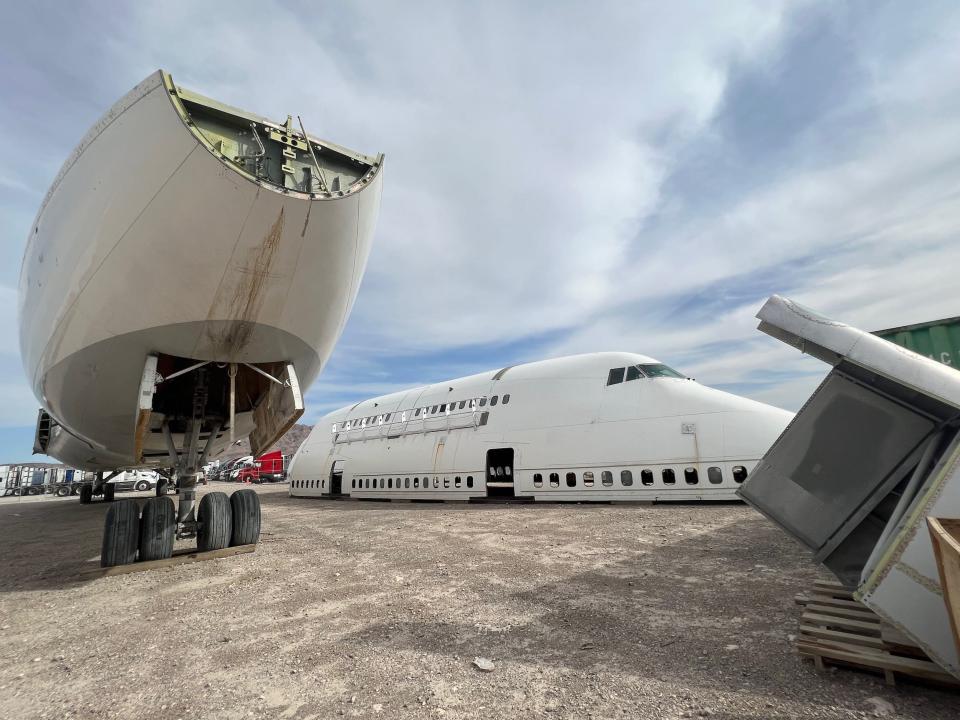 Burning Man Boeing 747.