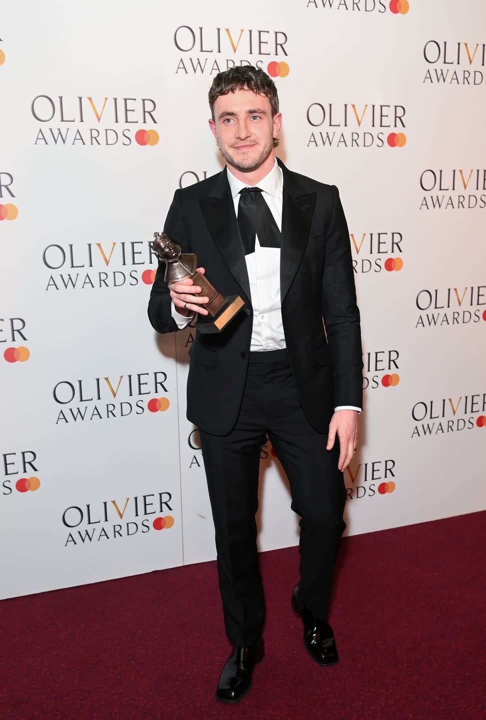 paul mescal, winner of the best actor award for a streetcar named desire, olivier awards 2023
