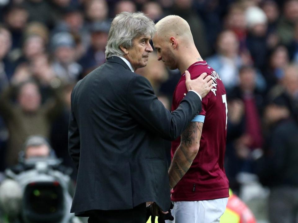 West Ham transfer news: Marko Arnautovic will not leave in January unless Manuel Pellegrini says he can