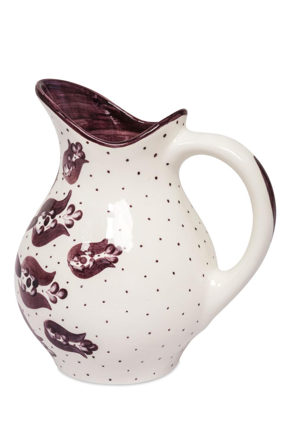 12) Aubergine Jug