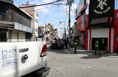 Members of the National Army, National Directorate of Drug Control (DNC) and Public Ministry raid the properties of Cesar Emilio Peralta in Santo Domingo