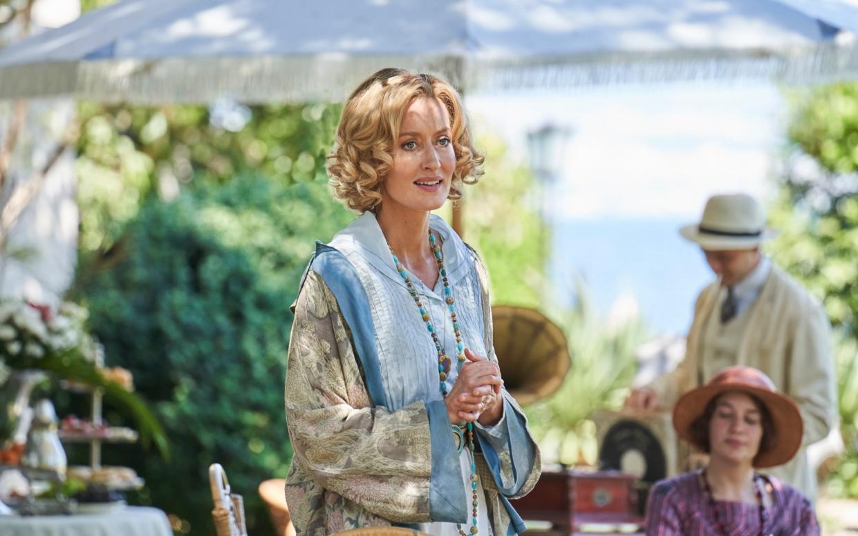 Natascha McElhone stars as Bella Ainsworth in Hotel Portofino - Britbox