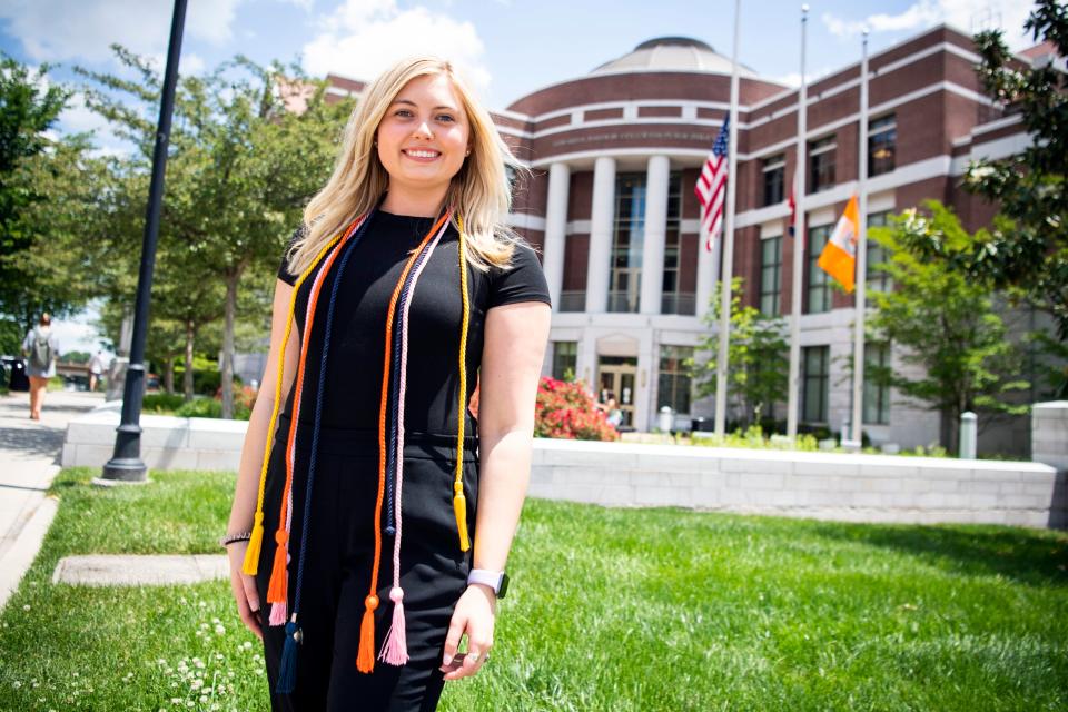 Savannah Hall is staying in Knoxville for the next few years as she earns her law degree. Tennessee is where she sees herself long-term.