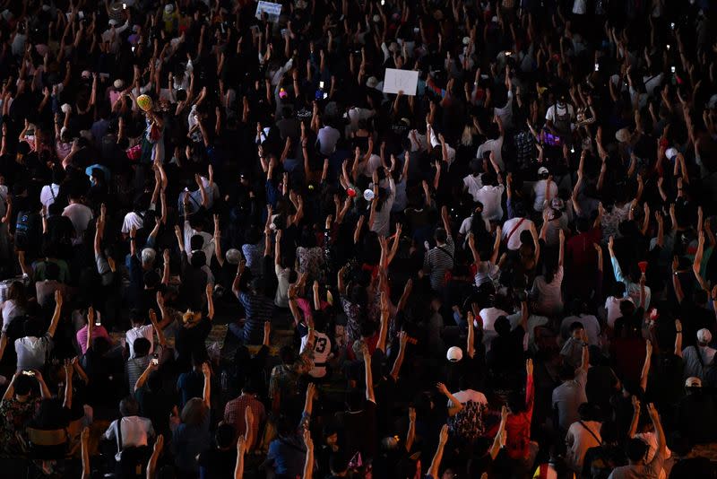 Pro-democracy protest in Bangkok