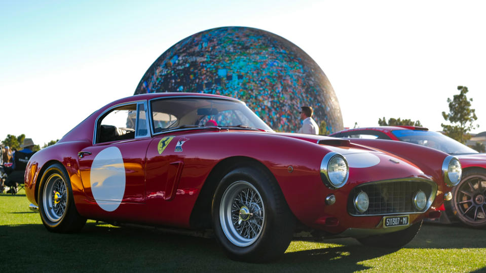 A 1960 Ferrari 250 GT SWB Competition at the 2023 Wynn Concours d'Elegance.