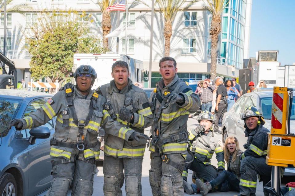 Aisha Hinds, Ryan Guzman and Oliver Stark