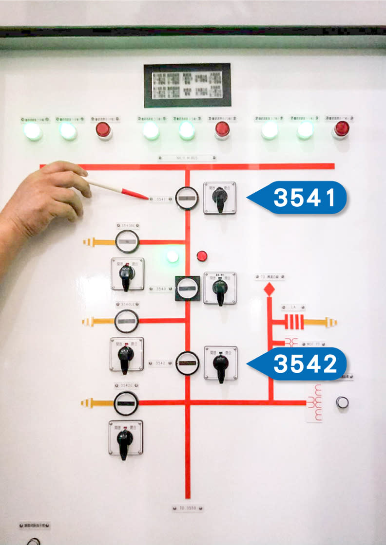 初步調查是台電人員誤按「匯流排」隔離開關。圖片來源：台電。