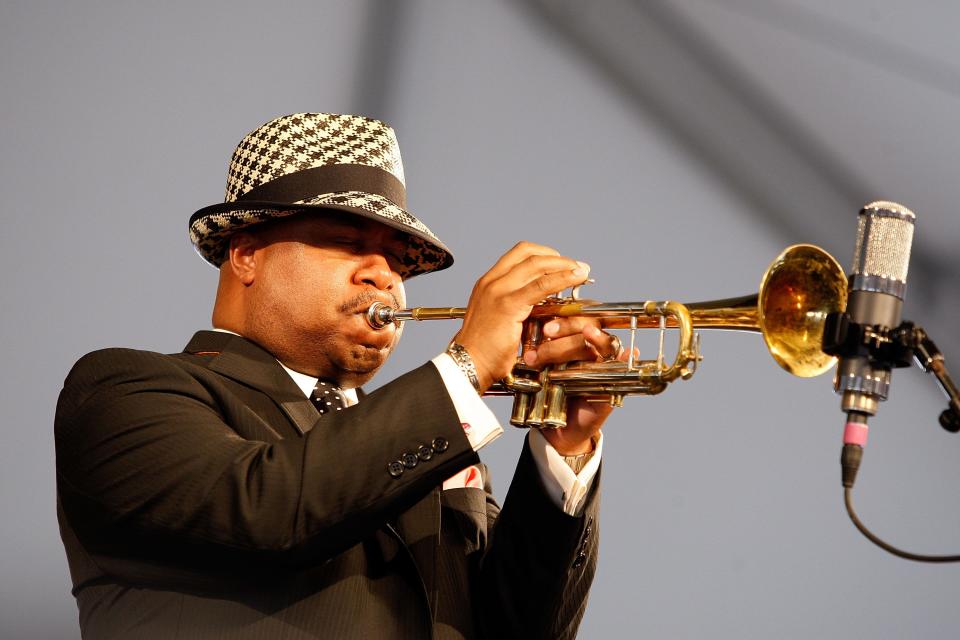 Nicholas Payton performs in the 2009 New Orleans Jazz & Heritage Festival.