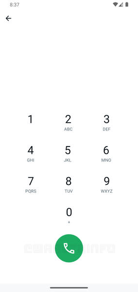 WhatsApp in-app dialer