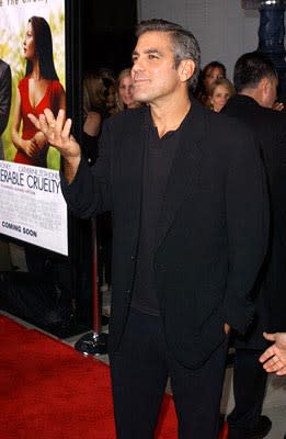 George Clooney at the LA premiere of Universal's Intolerable Cruelty