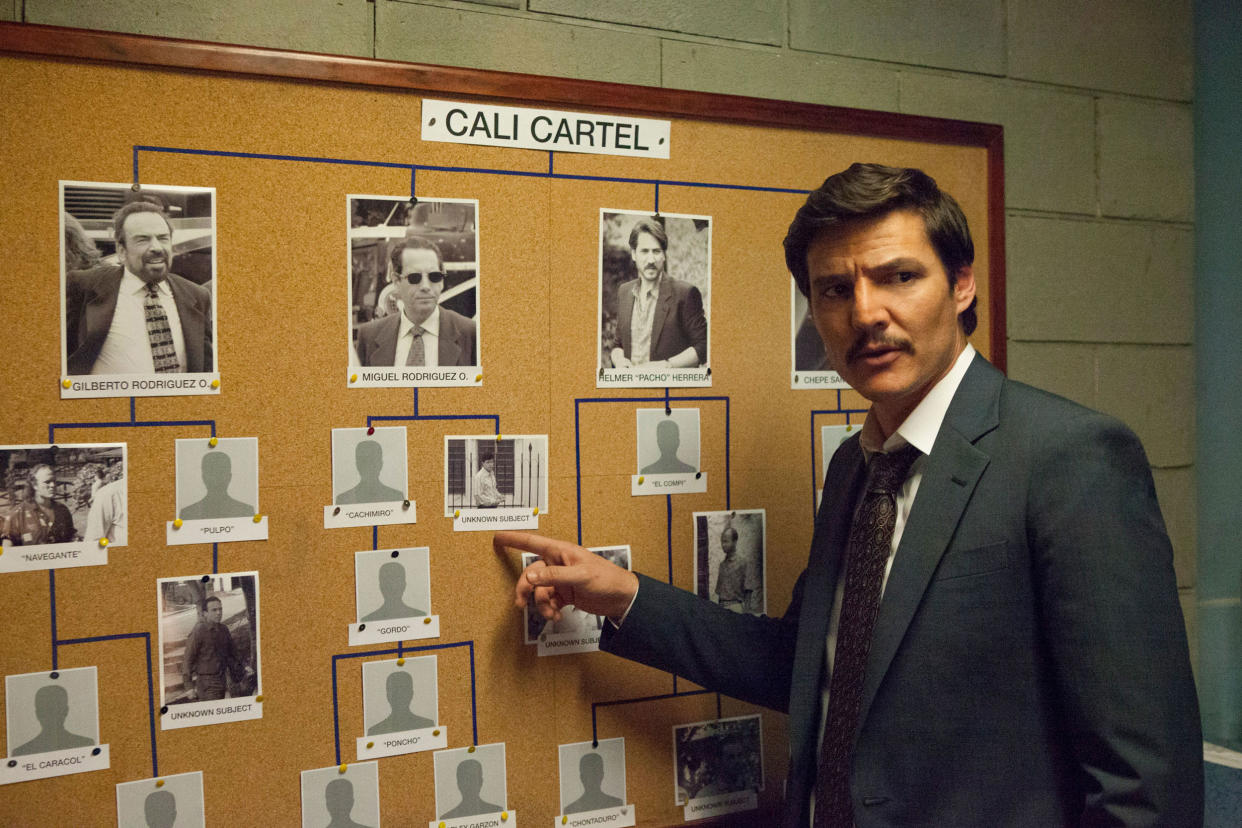 Pedro Pascal in “Narcos.” (Photo: Netflix)