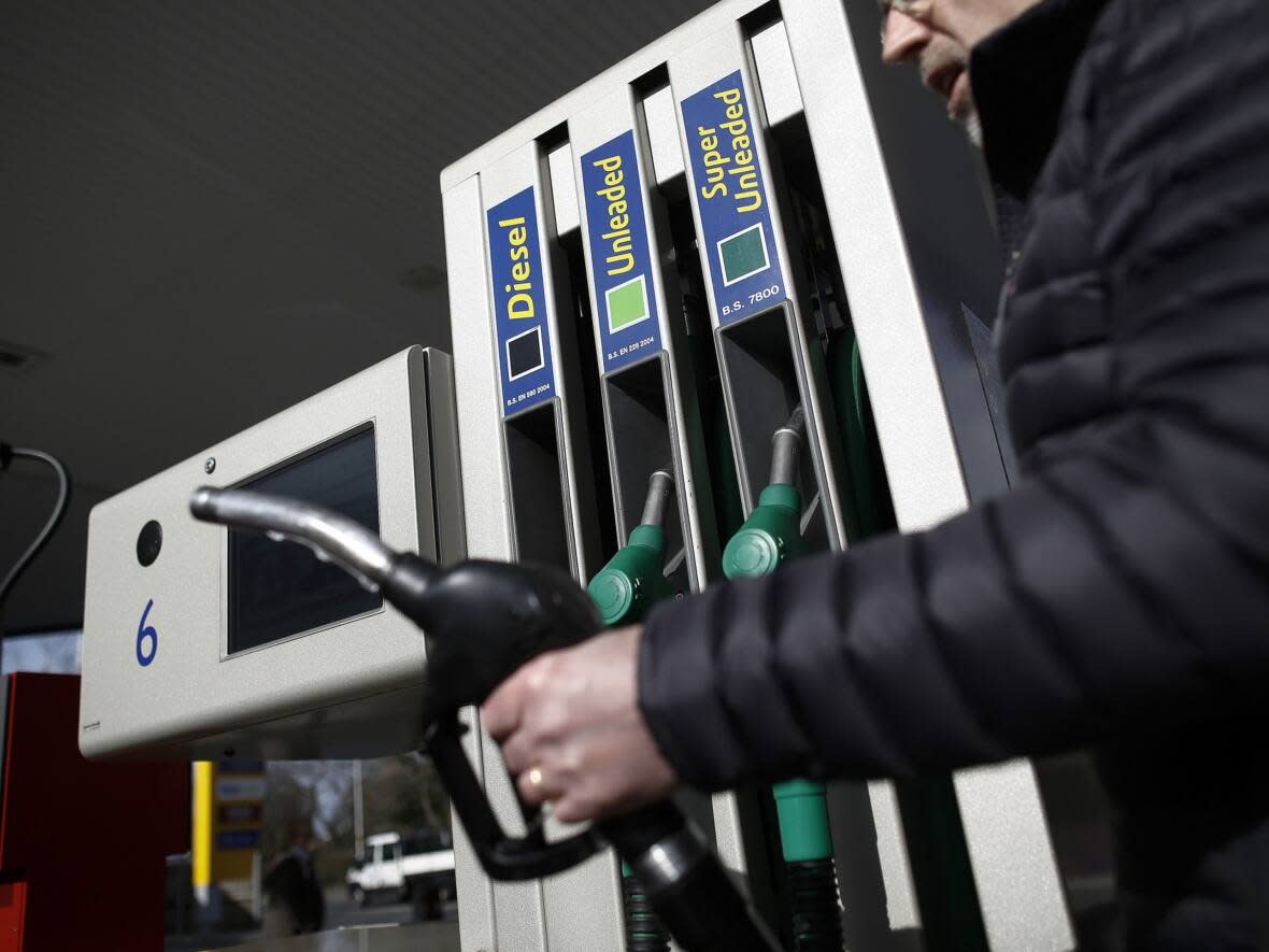 Diesel dropped across the island Friday morning, in an unscheduled price adjustment from the province's fuel regulator. (Simon Dawson/Bloomberg - image credit)