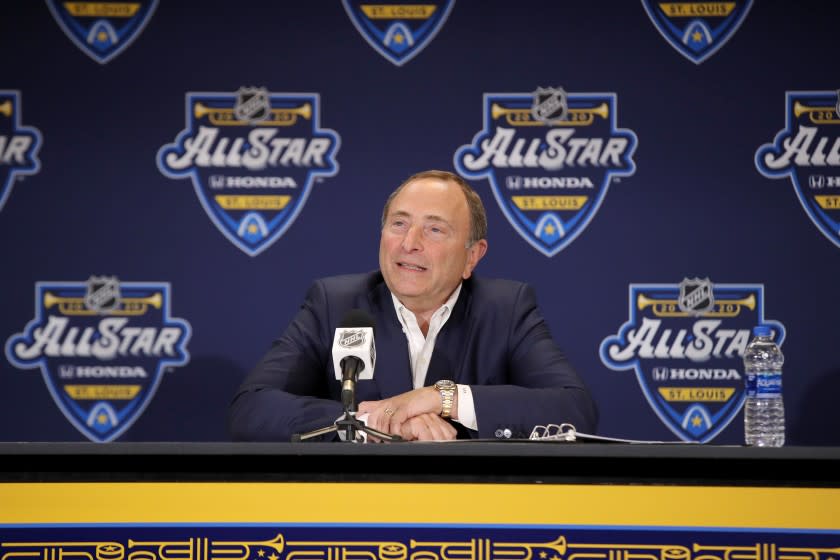 2020 NHL All-Star - Commissioner Gary Bettman Media Availability