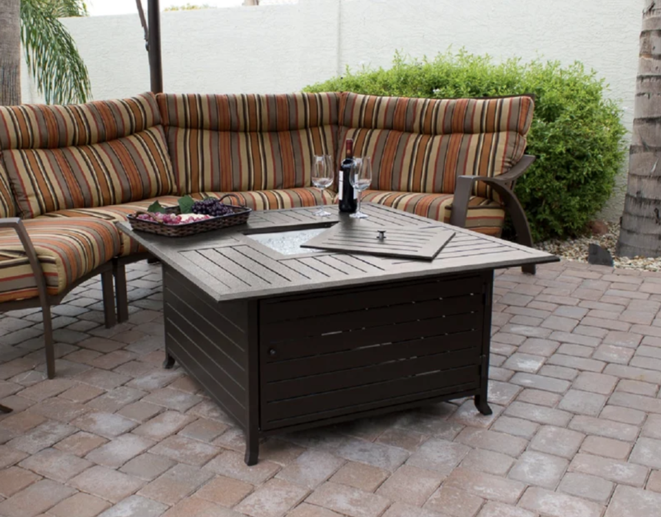 Large fire pit table
