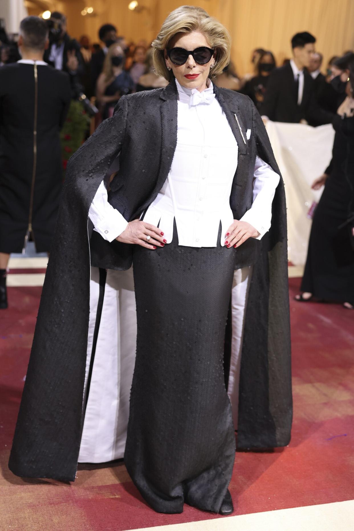 Christine Baranski attends The 2022 Met Gala Celebrating "In America: An Anthology of Fashion" at The Metropolitan Museum of Art