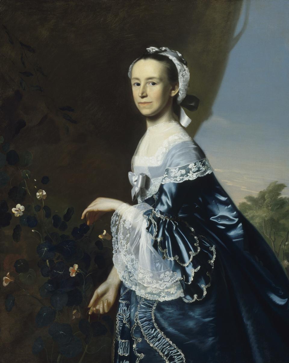 Mrs. James Warren (Mercy Otis) by John Singleton Copley (American, 1738–1815), about 1763. Bequest of Winslow Warren.