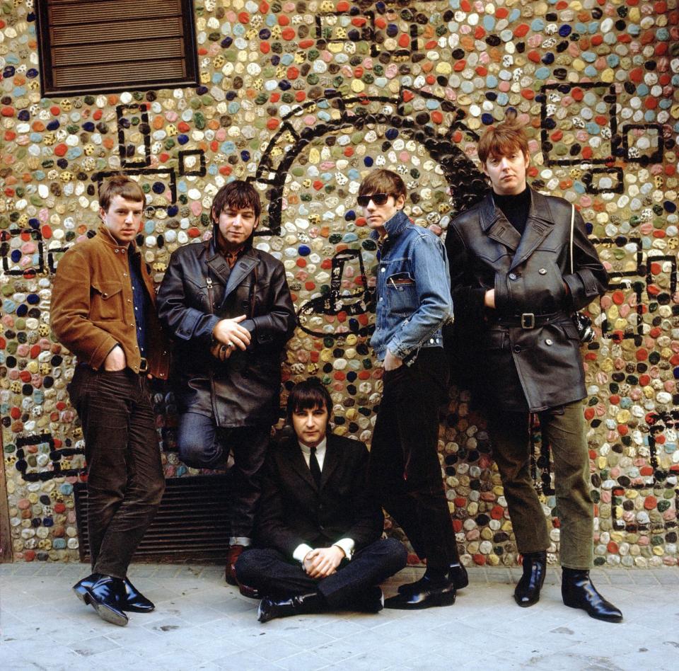 The Animals, l-r, John Steel, Eric Burdon, Dave Rowberry, who had replaced Alan Price on keyboards, Valentine, and Chas Chandler - Dezo Hoffman/Shutterstock