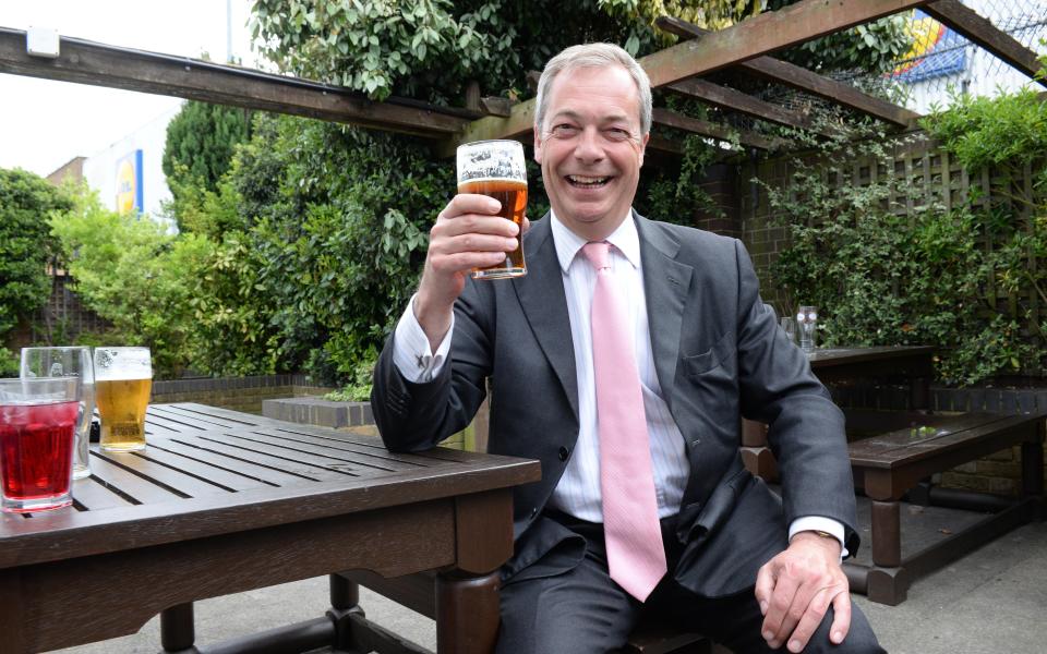 Nigel Farage admitted he chanted English football songs about the Second World War at his German wife days before his 17-year marriage publicly collapsed