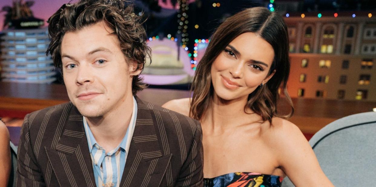 los angeles   december 10 harry styles guest hosts the late late show with james corden airing tuesday, december 10, 2019, with guests tracee ellis ross and kendall jenner photo by terence patrickcbs via getty images