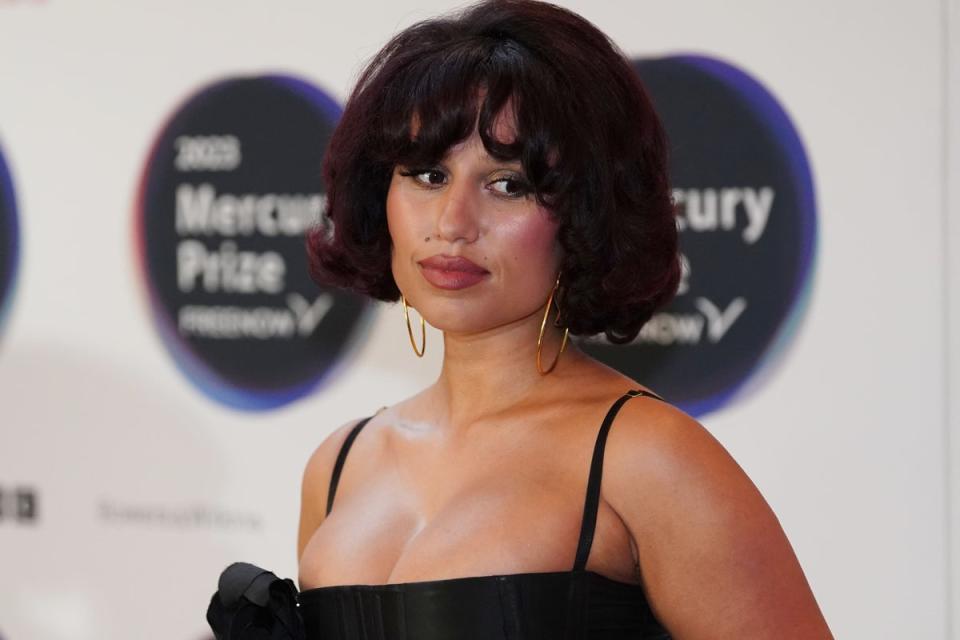RAYE at the Mercury Prize in 2023 (PA Wire)