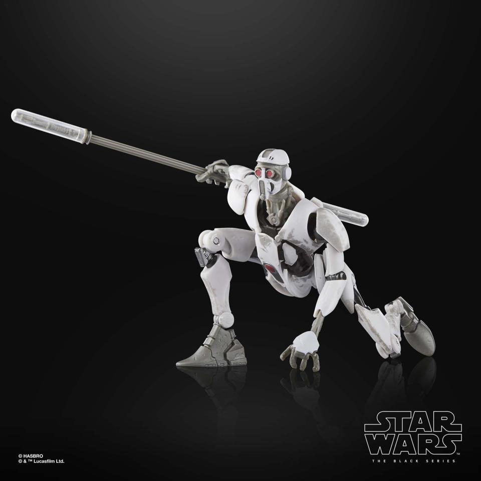 The Black Series Magnaguard action figure posed against a black background