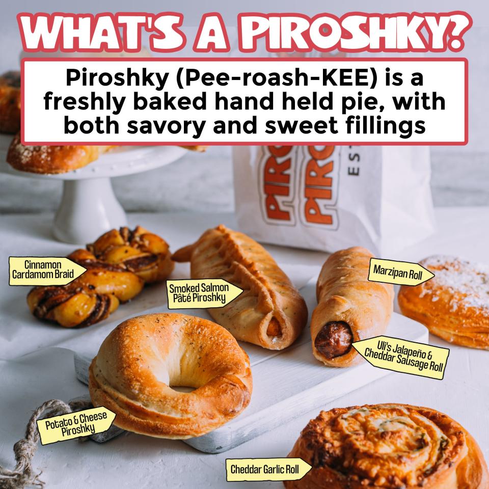 Piroshky is an Eastern European pastry.