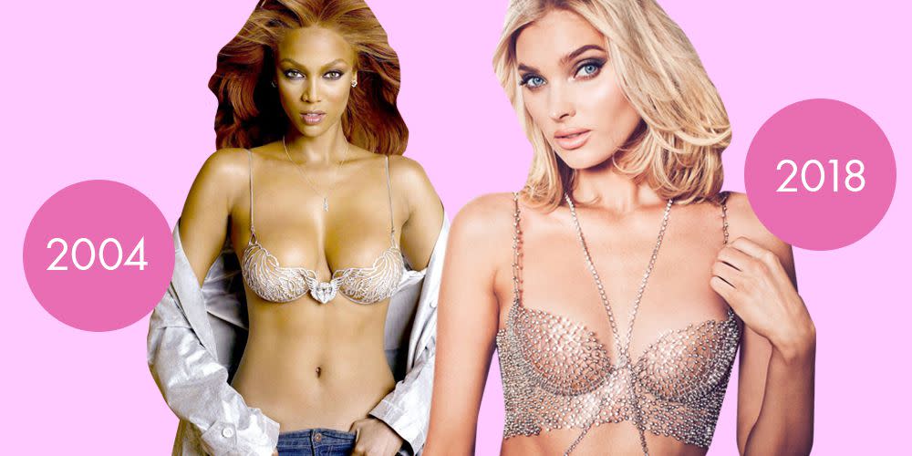 Victoria's Secret Fantasy Bras Throughout The Years 
