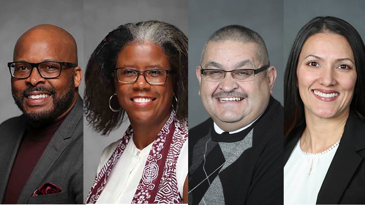 Missouri State University has named four internal finalists for the interim chief diversity officer position: Algerian Hart, Nicole West, Juan Meraz and Kelly Cabrera Hayes.